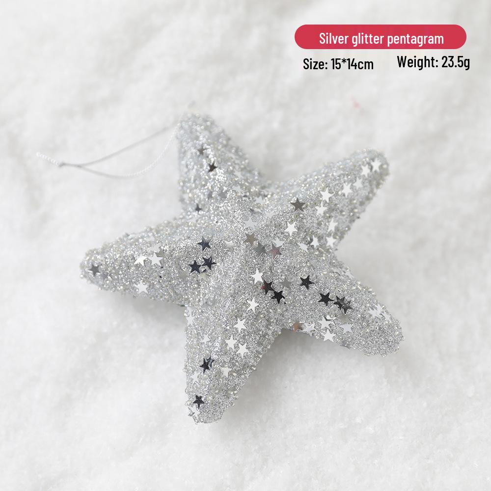 DIY Painted Foam Christmas Ornament: Snowflake & Irregular Pompon Balls