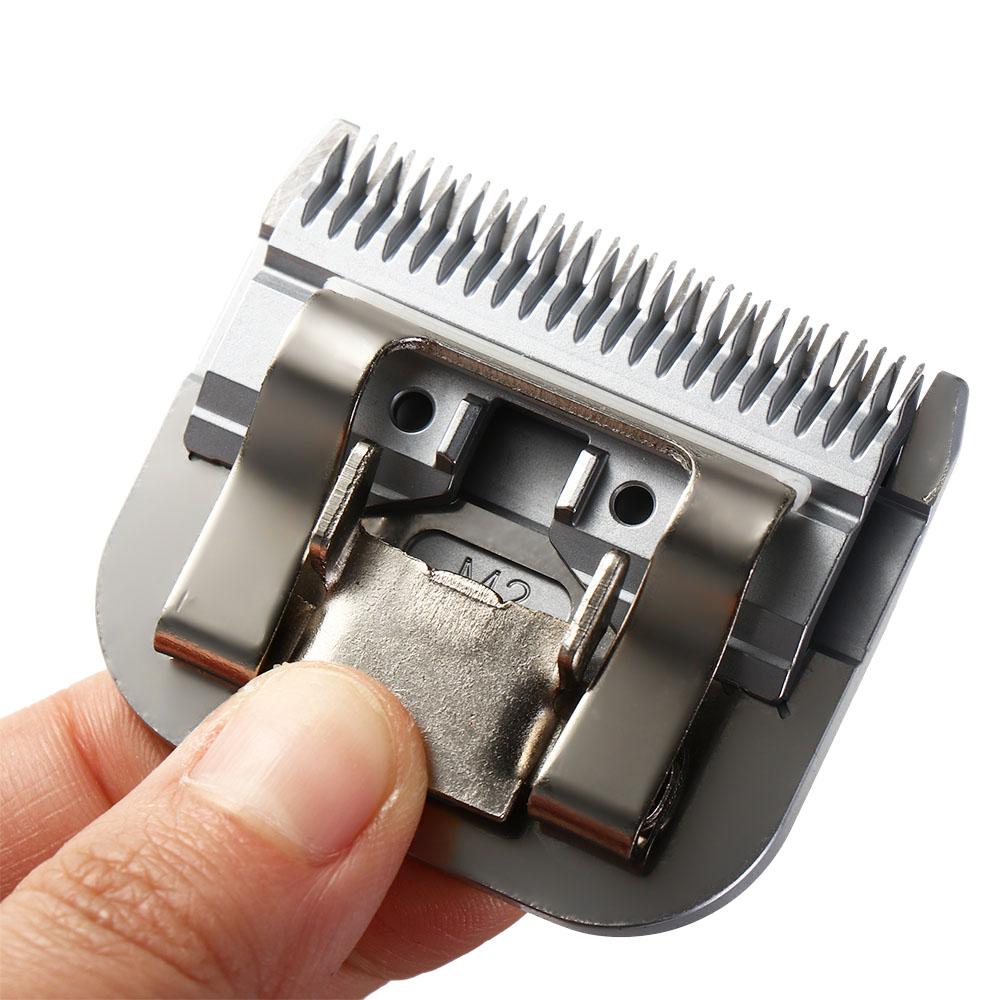Detachable Pet Grooming Clipper Blade Silvery Electric Pushing Scissors Knife Head  Animal Scissors