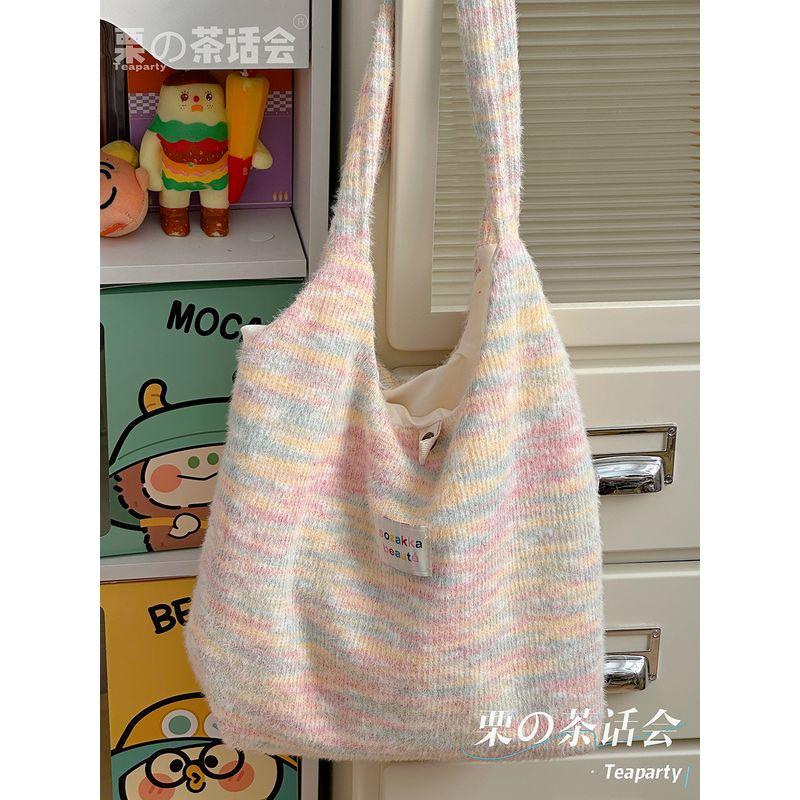 

Женская плюшевая сумка, дизайн особого интереса, японская наплечная сумка Pink