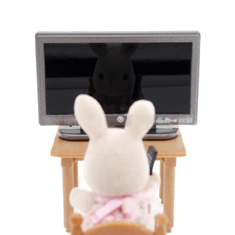1:12 Scaled Mini TV Set Dollhouse Miniature Model Furniture Dollhouse Accessory