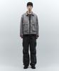 Insilence Boxy Fit Denim Trucker Jacket Sand Grey