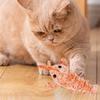 Cat Toys Electric Lobster USB Rechargeable Simulation Jumping Shrimp Plush Electric Pet Teasing Cat Dogs Toys Wiggly Lobster