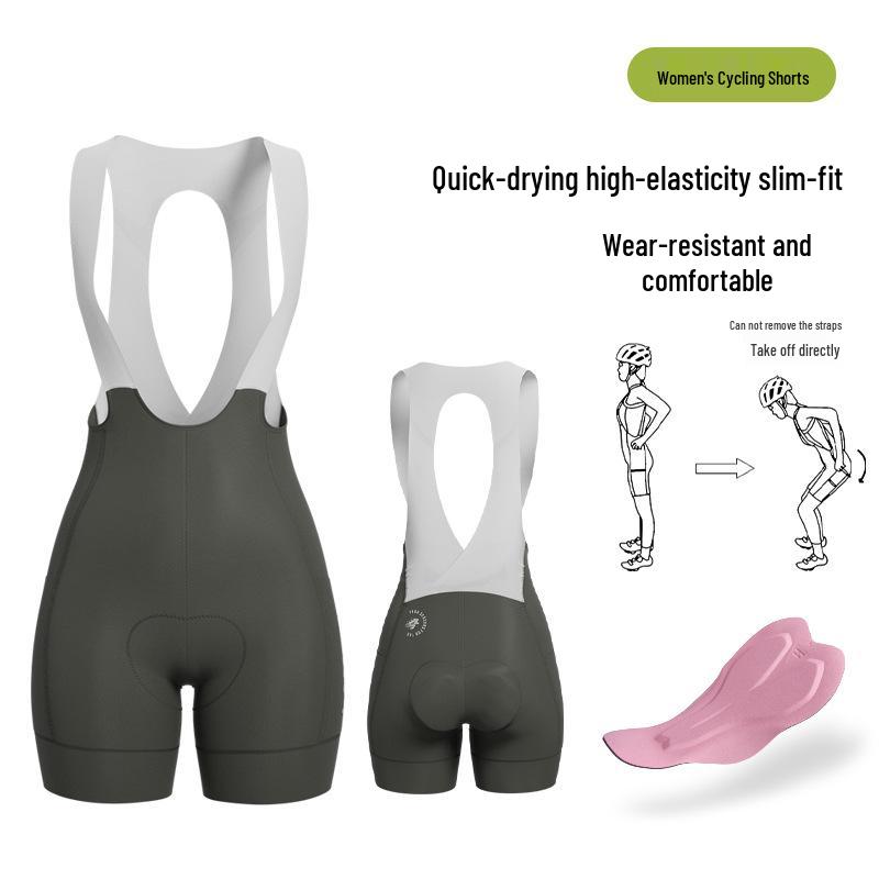 

Женские велосипедные шорты-биб Lampauda с солнцезащитой, карманами, летние освежающие для шоссейного и горного велоспорта. S