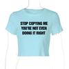 European and American Style T-shirt Summer New Letter Street Trend Short Slim Women's Clothing Wholesale