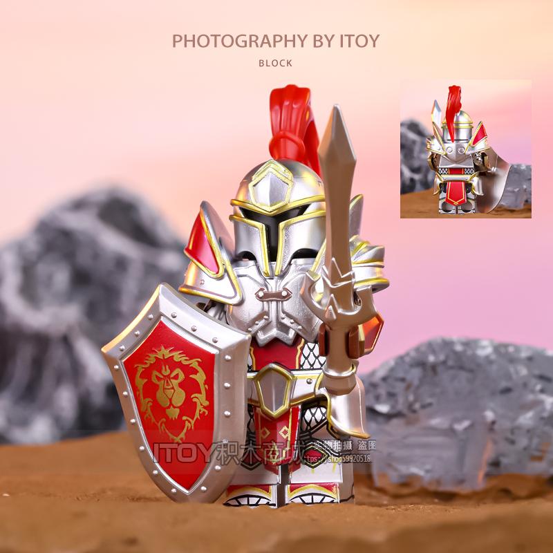 World Of Warcraft Wow Конструктор Король-лич Мини-фигурка Игрушки