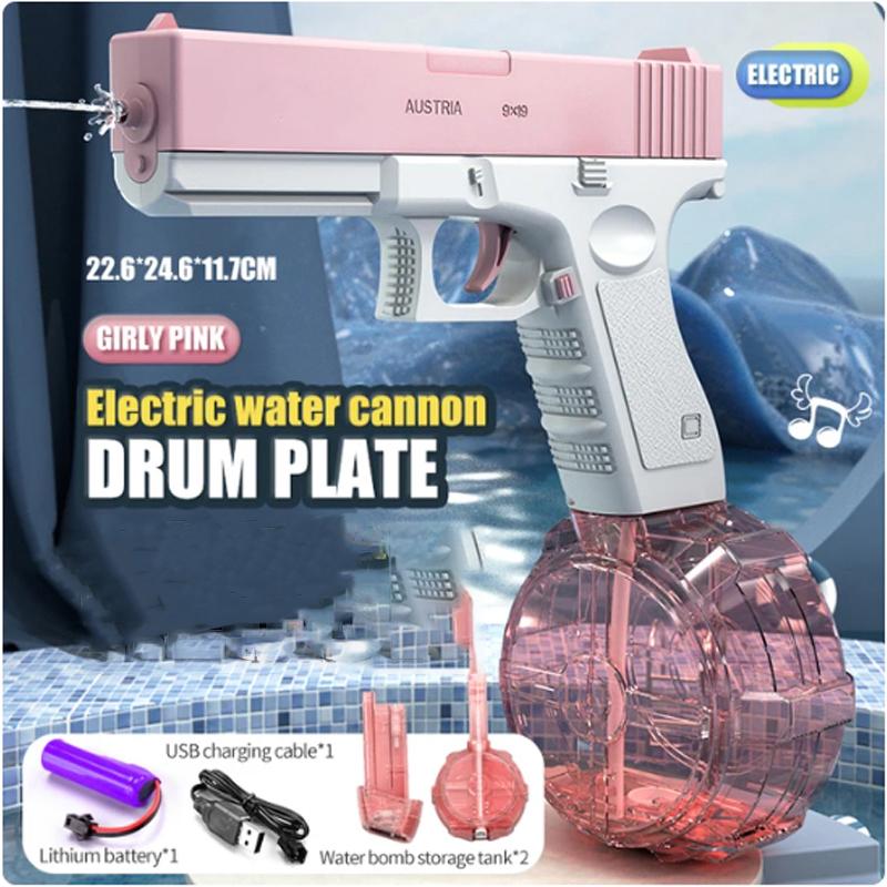 

New Water Gun Electric Pistol Shooting Toy Full Automatic Summer Beach Toy For Kids Children Boys Girls Adults pistolet a eau