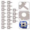 No Peeling Nickel Sheets No Spots 100pcs Accessories