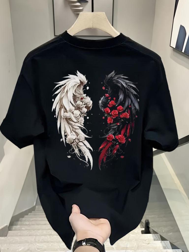 2025 Summer Friday New 100% Cotton Short Sleeve T-shirt Men's High Quality Fashion Brand Loose T-shirt Top