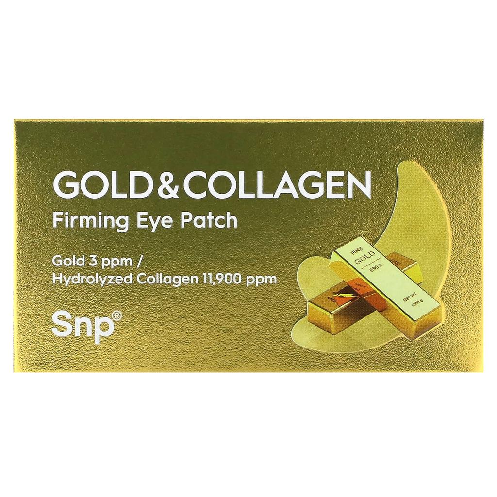 SNP Zpevňující náplast na oči Gold & Collagen, 60 listů, 1,25g (0,04 oz) každý