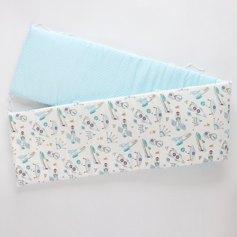 

Бампер для дитячого ліжка. Товста м’яка подушка для поручнів для дитячого ліжечка. Захист від зіткнень. Захист огорожі. Знімний захисний люльковий захисний захисний елемент. Декорація дитячої кімнати 180x30 см, 1 шт.