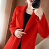 Women's Woolen Cashmere Coat Autumn and Winter Mid-length Woolen Woolen Casual Style Coat