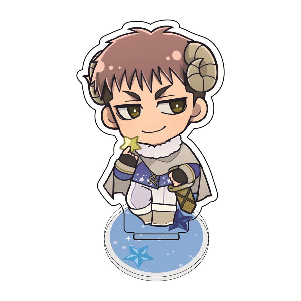 10 Cm Attack On Giant Japanese Anime Peripherals The Twelve Zodiac Signs Series Acrylic Stand Collectible Desk Ornament Gift Toy