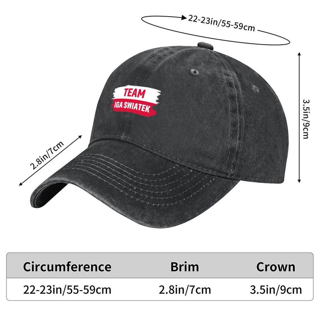 2026 Team Iga Swiatek Baseball Cap Sun Hat New In The Hat Birthday Hat Men Mens Caps Women's