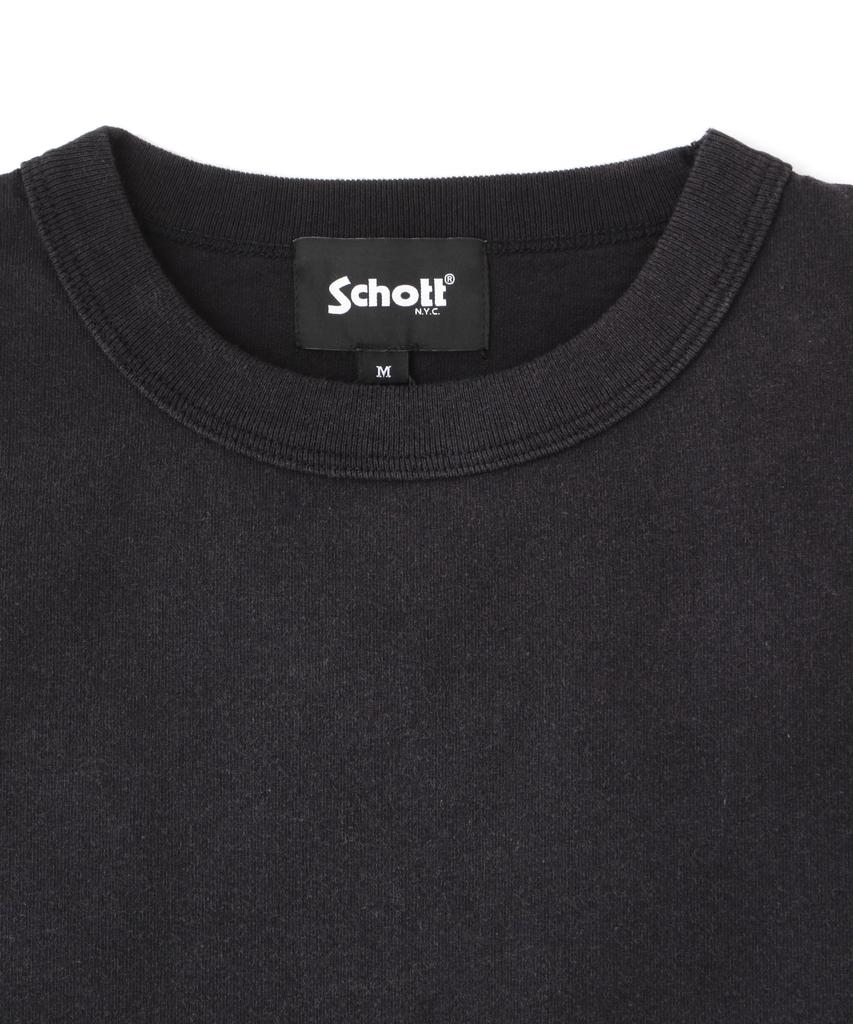 Schott SS T-Shirt Iron Plate Men's Size Small 010 Black 782-4134023
