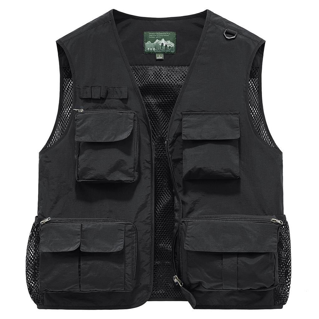 Men's Vest Workwear Multi-pocket Vest Outdoor Outdoor Sports Waistcoat