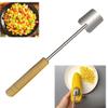 Flat Bottom Corn Shovel Stainless Steel Corn Planer Thresher Corn Knife Household Pelletizer Planer Kitchen Gadget