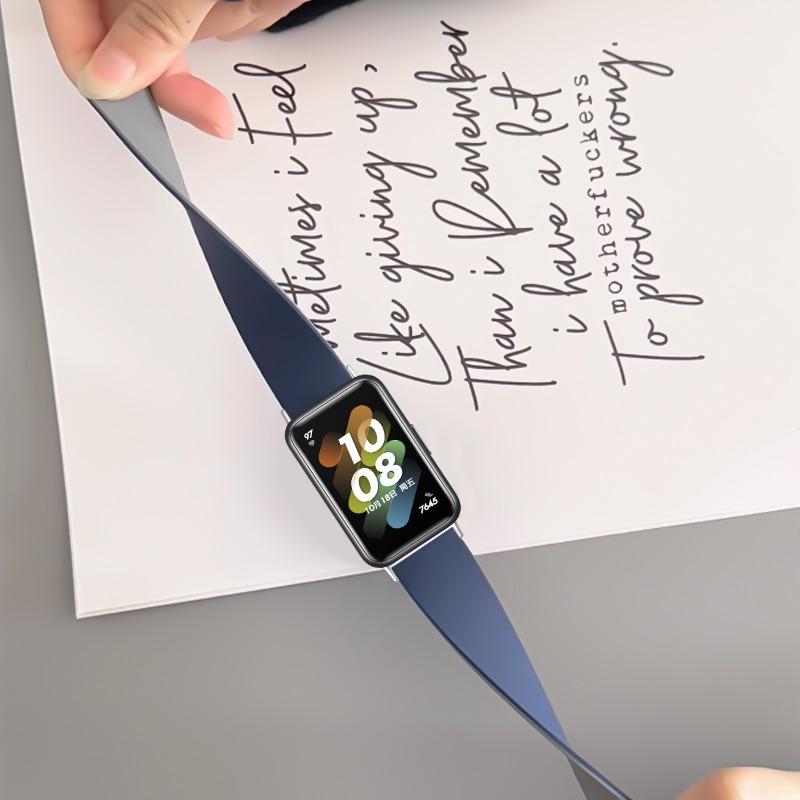 Magnetic Silicone Band for Samsung Galaxy Watch Fit 3 Sports Straps for Galaxy Watch Fit 3 Smartwatch Bracelet Accessories