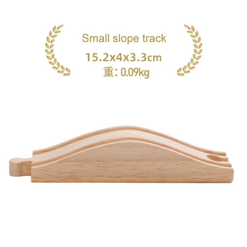 Children's Wooden Track Accessories Combination Universal Track Beech Wood Railway Train Track Toys Fit Biro All Brands Track