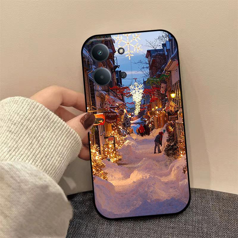 Shockproof Case For Xiaomi Redmi 15C 15 14C 13C 13 A5 A3  A1 A2 Plus Soft TPU Silicone Bumper Christmas Painting Phone Cover