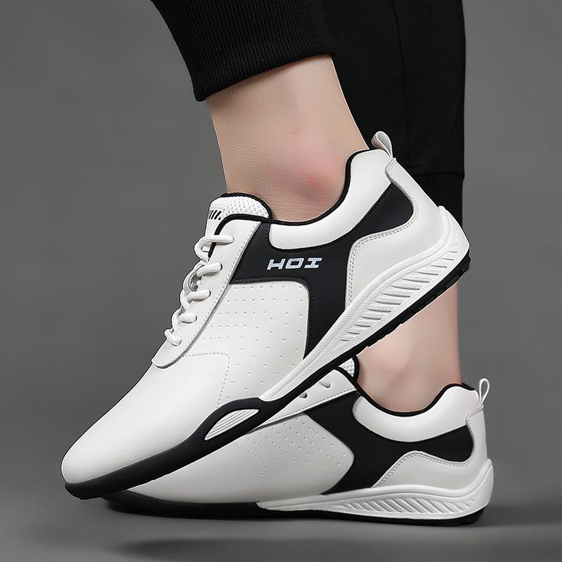 Leather Men's Trendy Shoes Summer Fashion Versatile Breathable Men's Shoes Sports and Leisure Shoes Comfortable Shoes