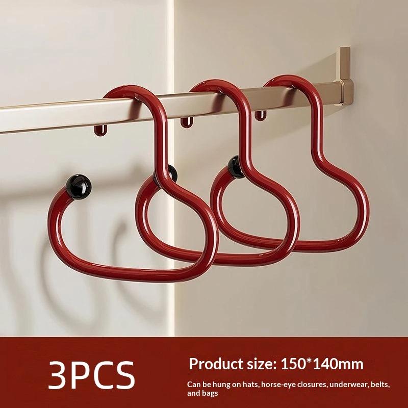 3Pcs Multifunction Invisible Luxury Plastic Hat Storage Coat Hanger Nordic Adult Home Closet Use