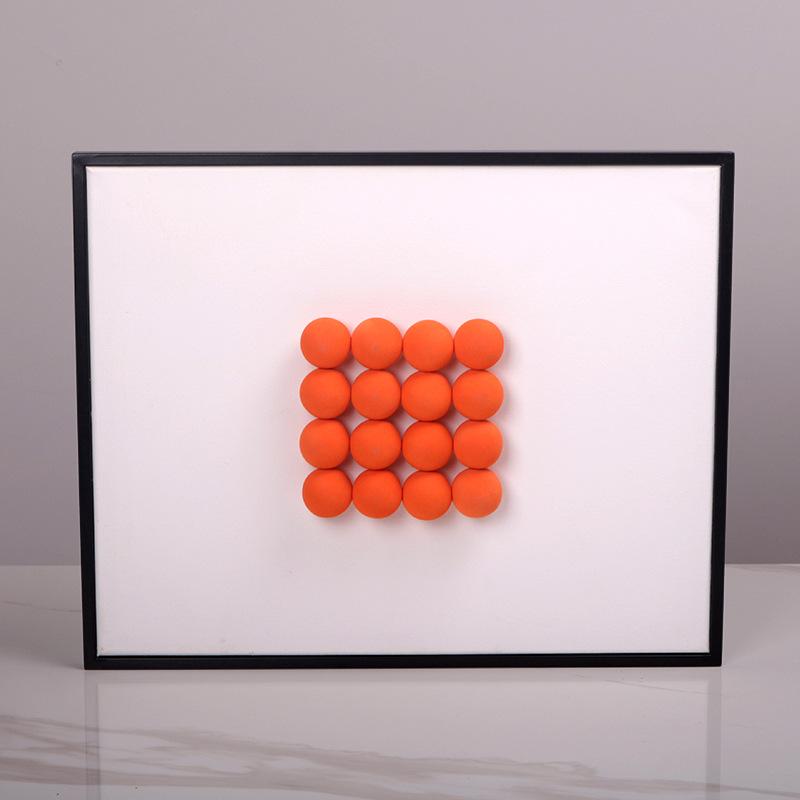 

Nordic Ins Декоративная живопись Красочная подвесная картина Геометрический металлический шар Абстрактная модель Комнатный светильник Роскошная комната Мягкое украшение