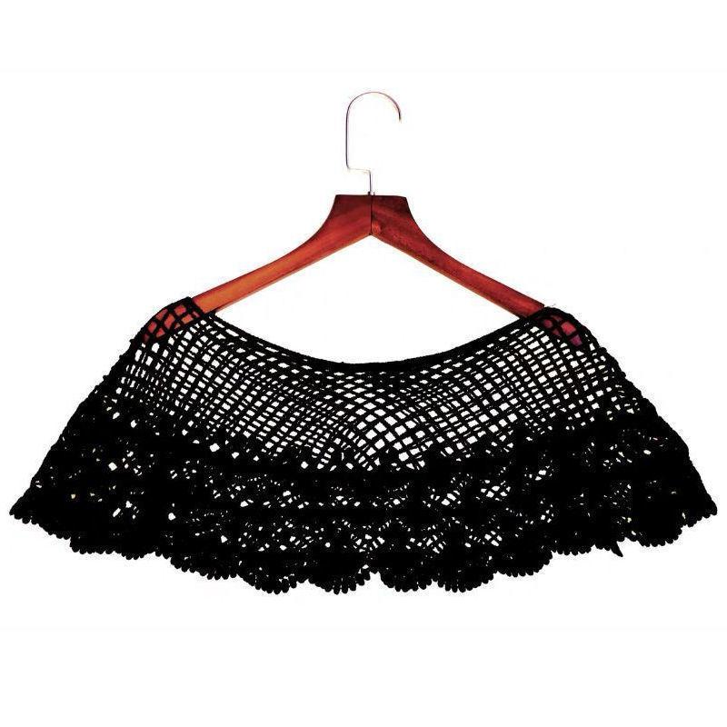 Ming style standing collar, Tn Plus Running Shoes Han lace embroidery, Han and Western fusion tassel shawl, hollowed out cloud shoulder AL102-1-2