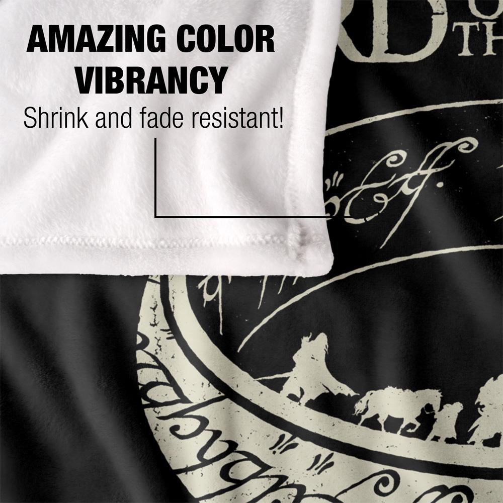 LORD OF THE RINGS Silhouette Decke