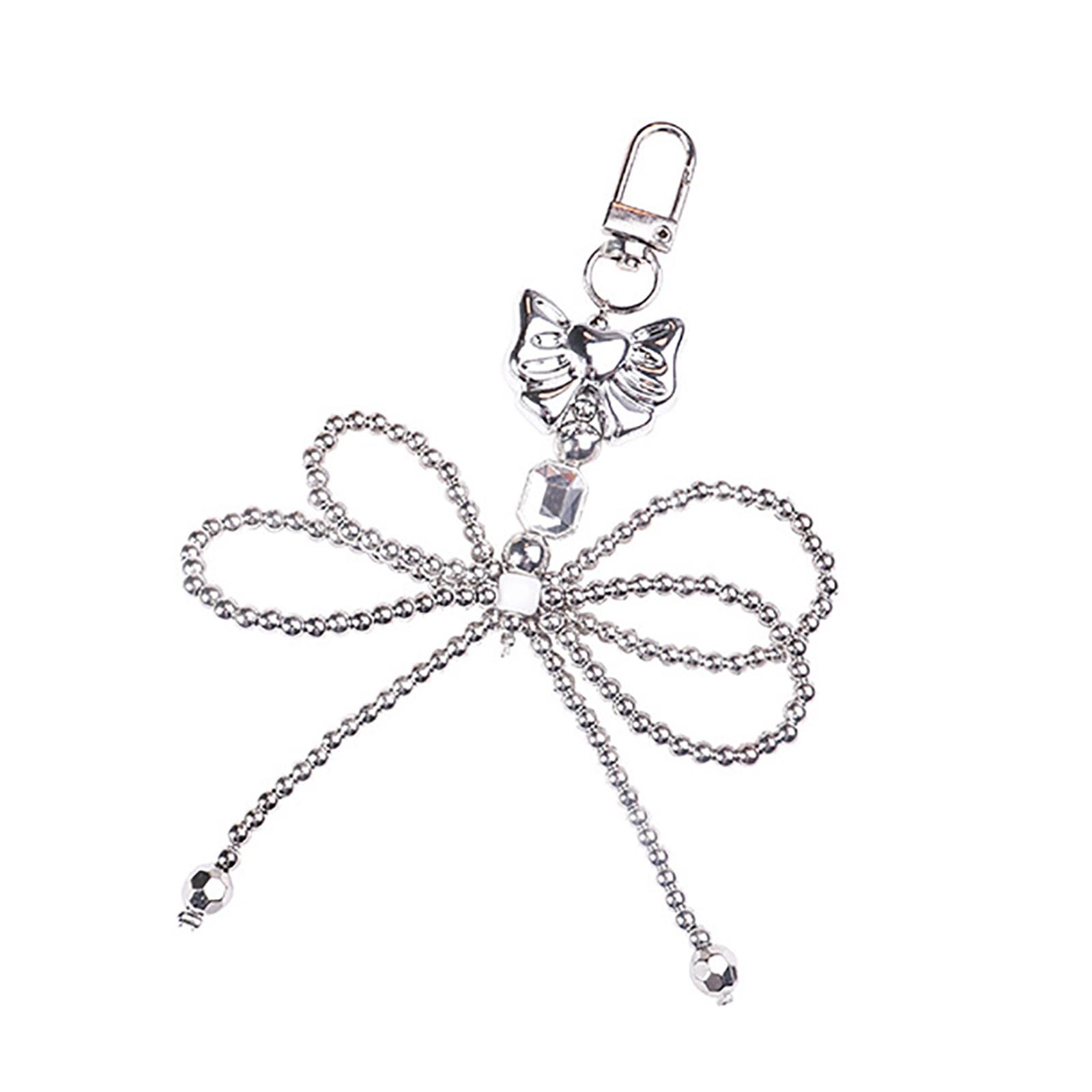 

Модная сумка подвеска бисерный брелок брелок бант телефон шарм элегантный подарок идеальный аксессуар для любого случая