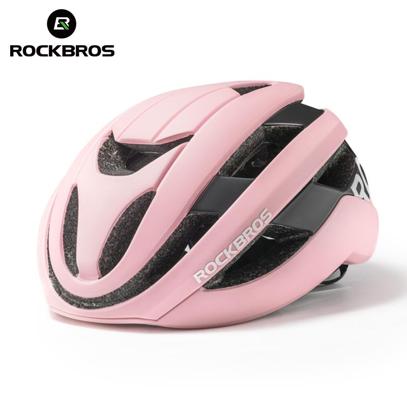 ROCKBROS Bicycle Helmet Men Women MTB Road Safety Integrally-molded Ultralight Helmet Breathable Ajustable Bike Cycling Helmet