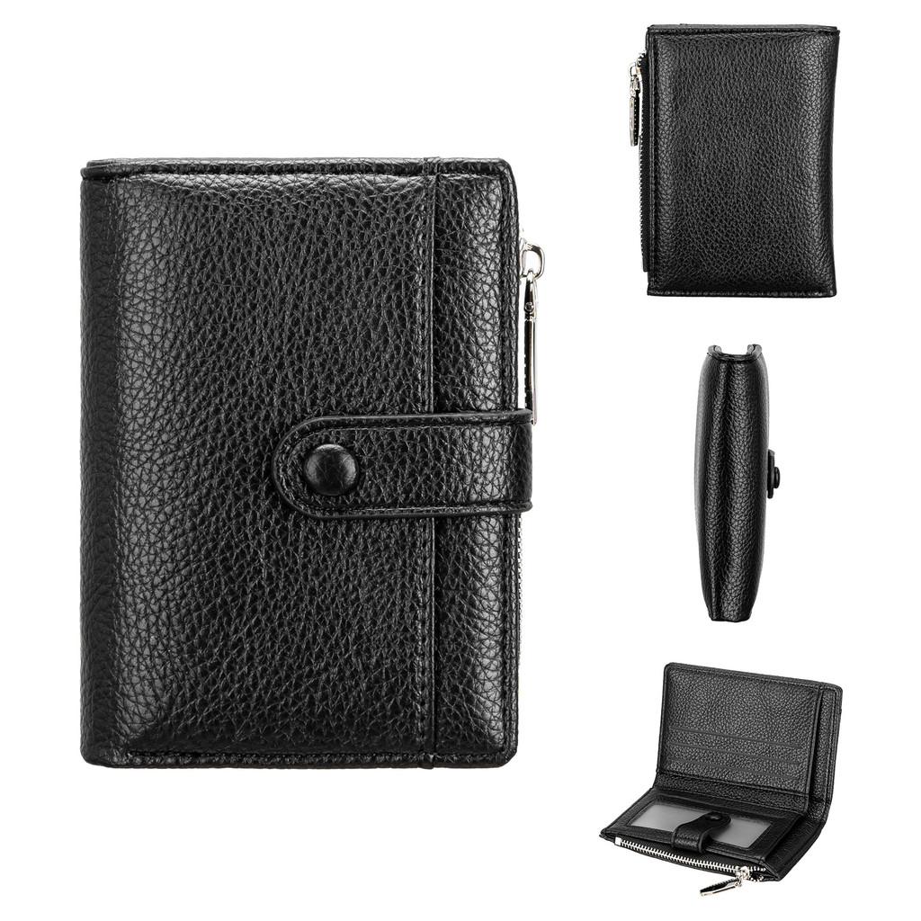 Pu Material Slim Wallet With Card Holder And Coin Pocket For Daily Use