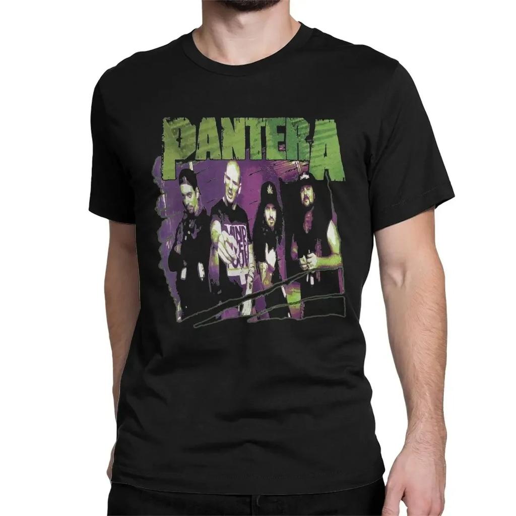 American Heavy Metal Band Pantera Poster Graphic Print Tshirt Men Women Crewneck Cotton Tee New  Harajuku Fashion Oversized Top