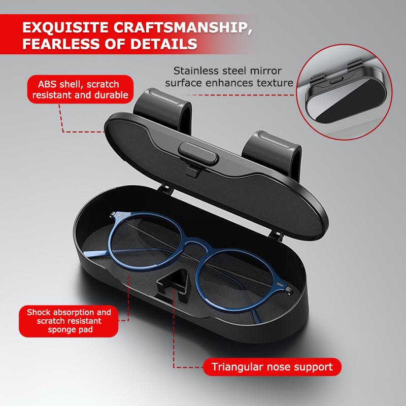 Car Sun Visor Glasses Case Organizer Sunglasses Box Visor Sunshade For BMW Performance M E87 E30 E46 E28 F35 G20 E93 F20 X3 X DR3