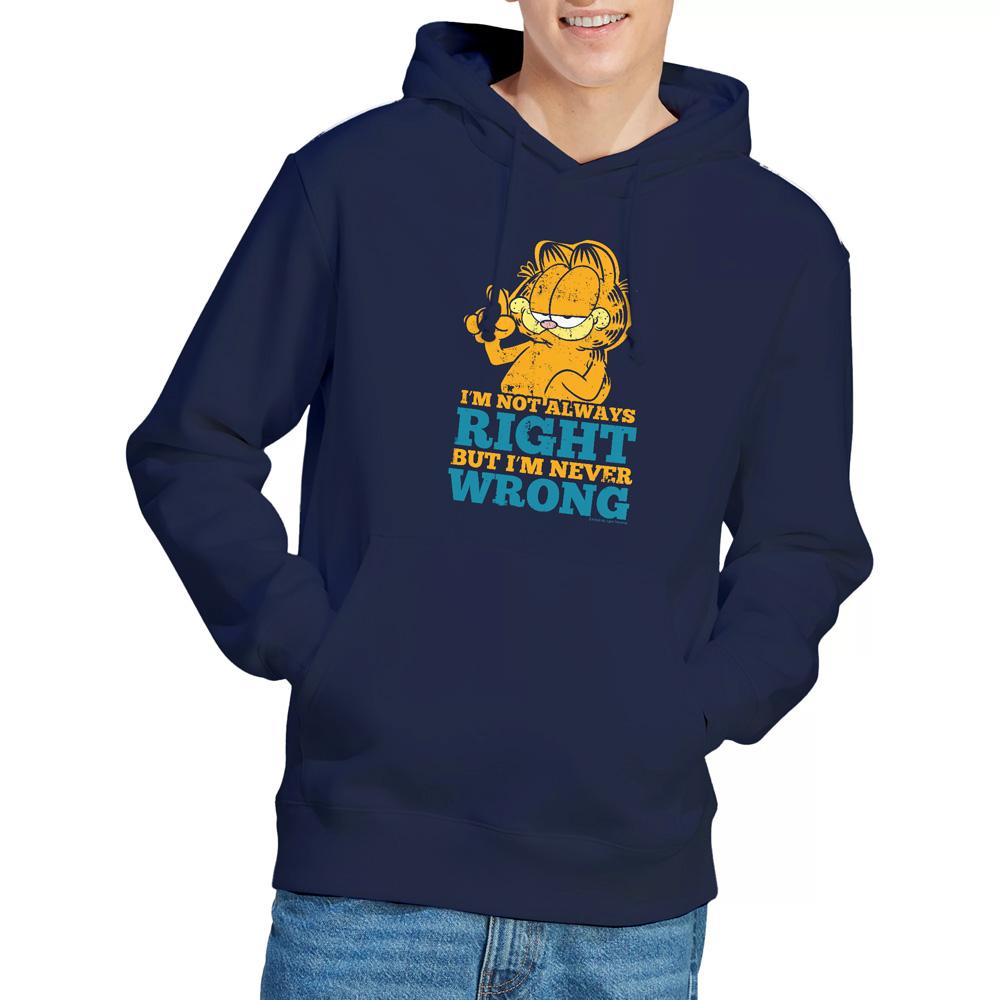 Garfield Mens Never Wrong Hoodie