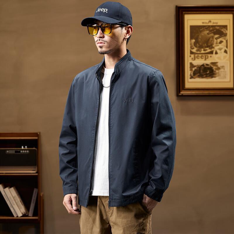 

JEEP Men s Stand Collar Casual Jacket 2XL
