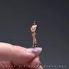 1:64 Scale Female Figure Mini Figurine Resin Diorama Scenery Role Play Tiny People Model