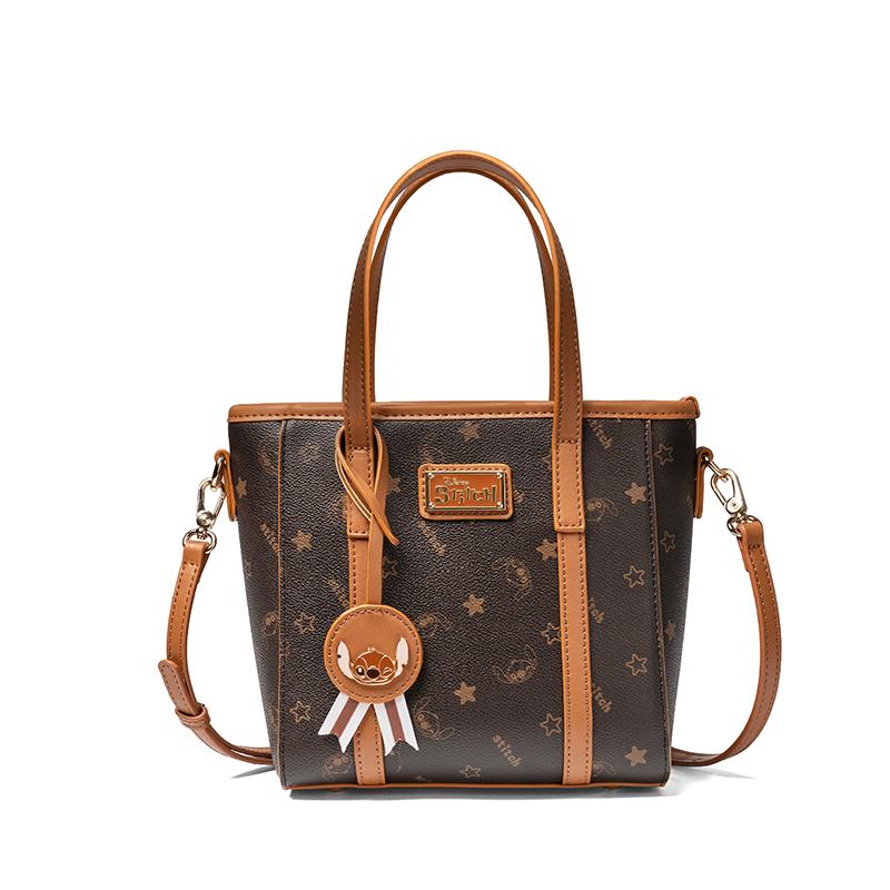 Disney Stitch Series Fashionable Simple High-Value Cartoon Cute Shoulder Bag Women Shoulder Bag Blue BMK-72766