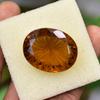 Natural Orange Topaz 54.8 Ct Oval Cut   Flawless Loose Gemstones For Him