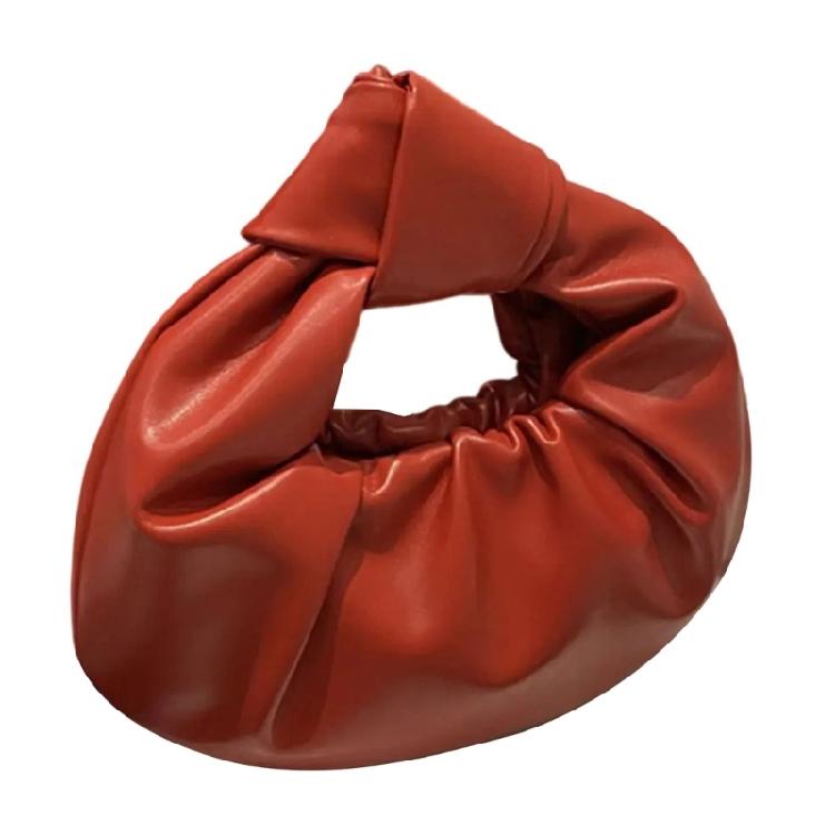 Сумки с ручкой-узлом маленькие сумки-хобо сумки-хобо со сборками сумки-пельмени женские клатчи кожаная сумка подмышку подарки 1340₽