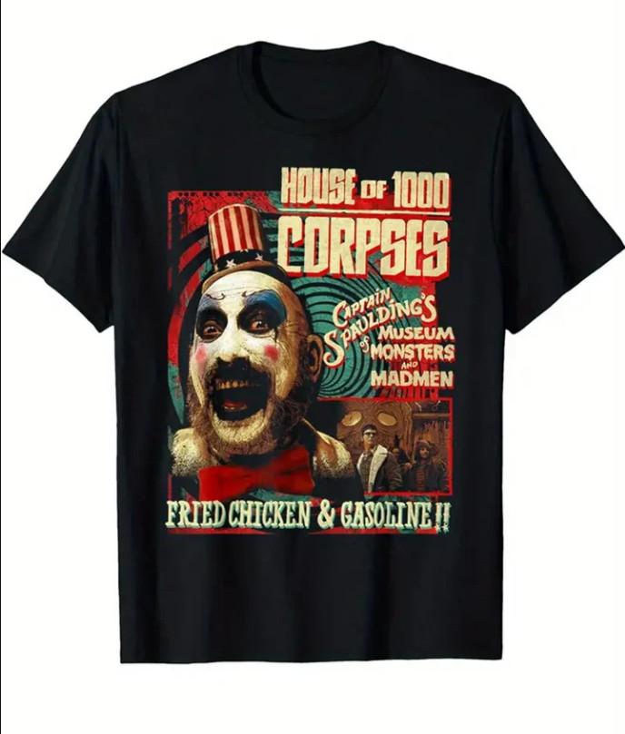 Rob Zombie Captain Spaulding Museum Men's T-shirt, Size S-4XL