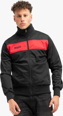 Winter Jacket Lonsdale Trainingsjacke 'ALNWICK' Black Red 111302