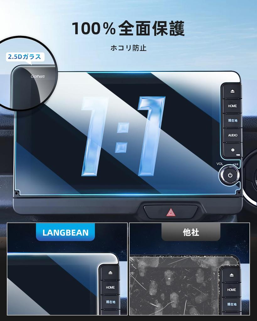 LANGBEAN N-BOX JF5/JF6 Car Navigation Protective Film LXU-242NBi New N-BOX JF5 Accessory 9 Inch