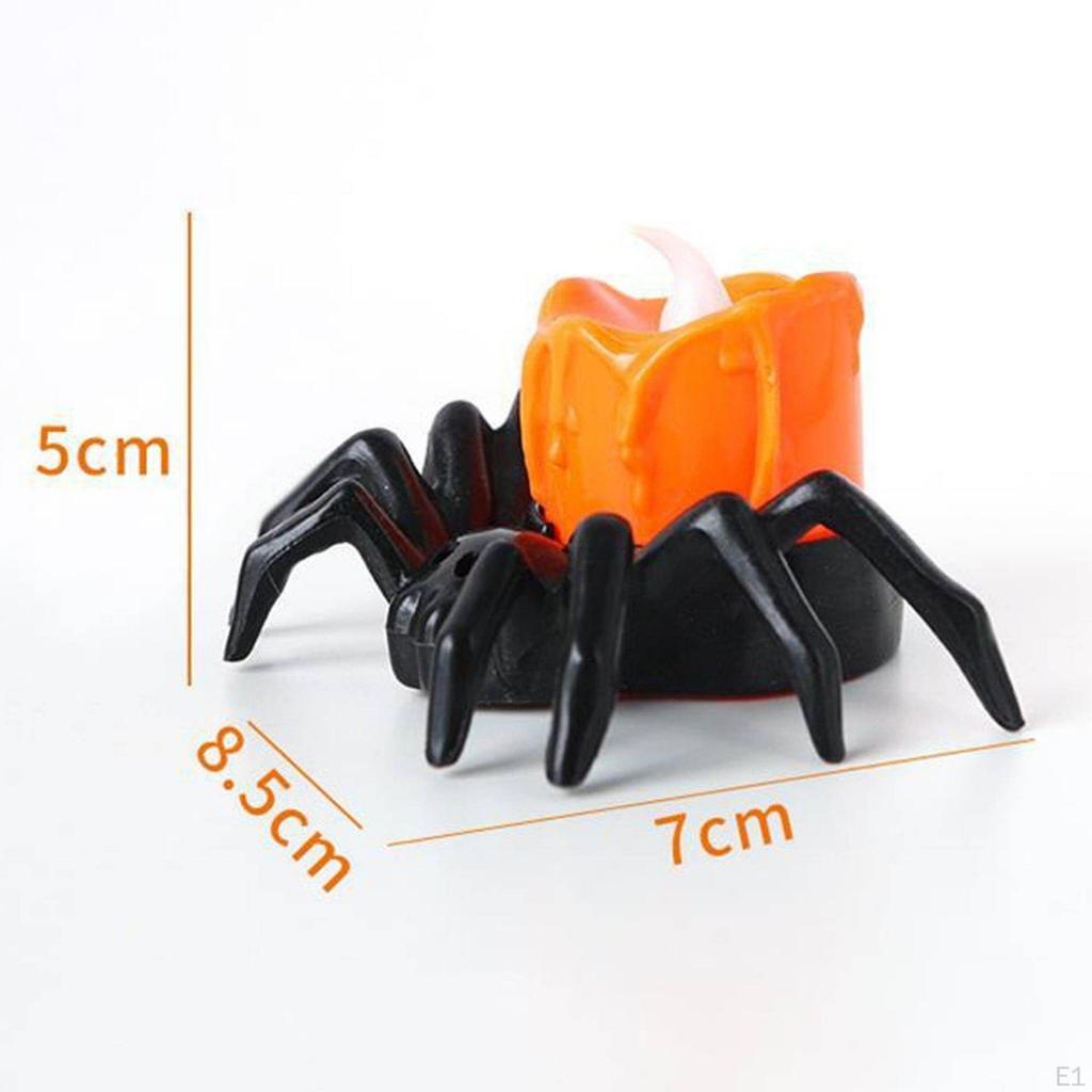 Halloween Arachnid Decoration Operated Glowing Light Night for Creepy Lair