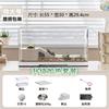 Small Turtle Habitat Tank with Heating Pad and Basking Light Constant Temperature Reptile Hibernation Box Complete Pet Ecosystem
