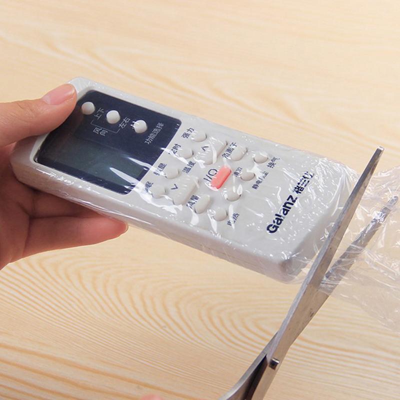 10Pcs Transparent Shrink Film Bag Anti-Dust Protective Case Cover For Tv Air Conditioner Remote Control Shrink Plastic Sheets