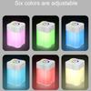 Kleurrijk Sfeerlicht voor Nachtkastje USB Nachtlampje Oplaadbaar Outdoor Mini Campinglampje met Haak