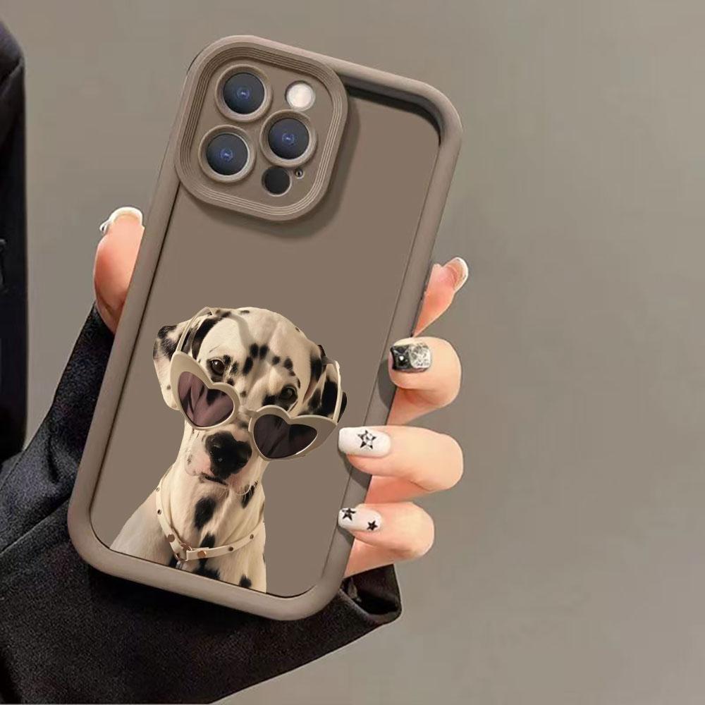 Funny Dog Cute Animal Case For Huawei P50 P40 P30 Mate 40 30 20 Nova Y70 Y70S 10 10SE 9 7 7SE Honor 50 50SE PRO 5G Liquid Cover