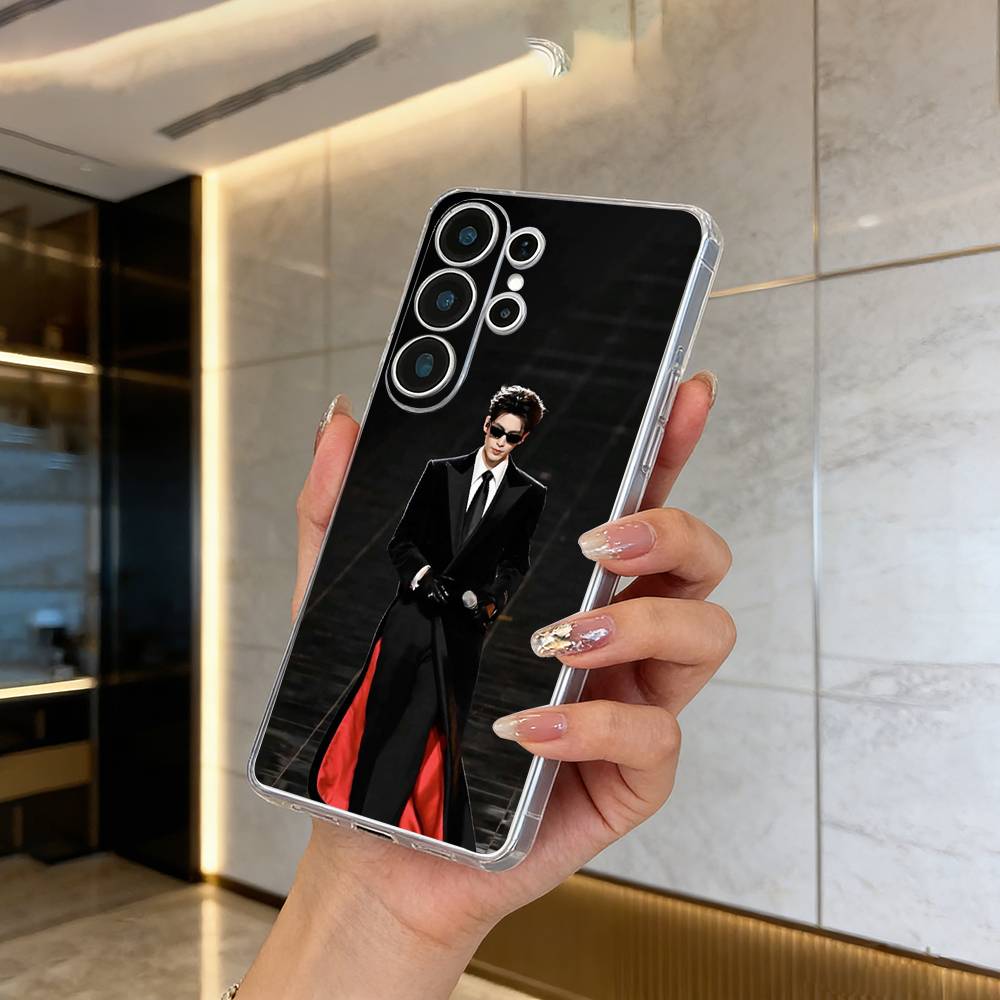 

Actor Linghe Zhang Phone Case For Samsung S25,S24,S21,S22,S23,S30,Ultra,S20,Plus,Fe,Lite Transparent Cover Samsung S21plus