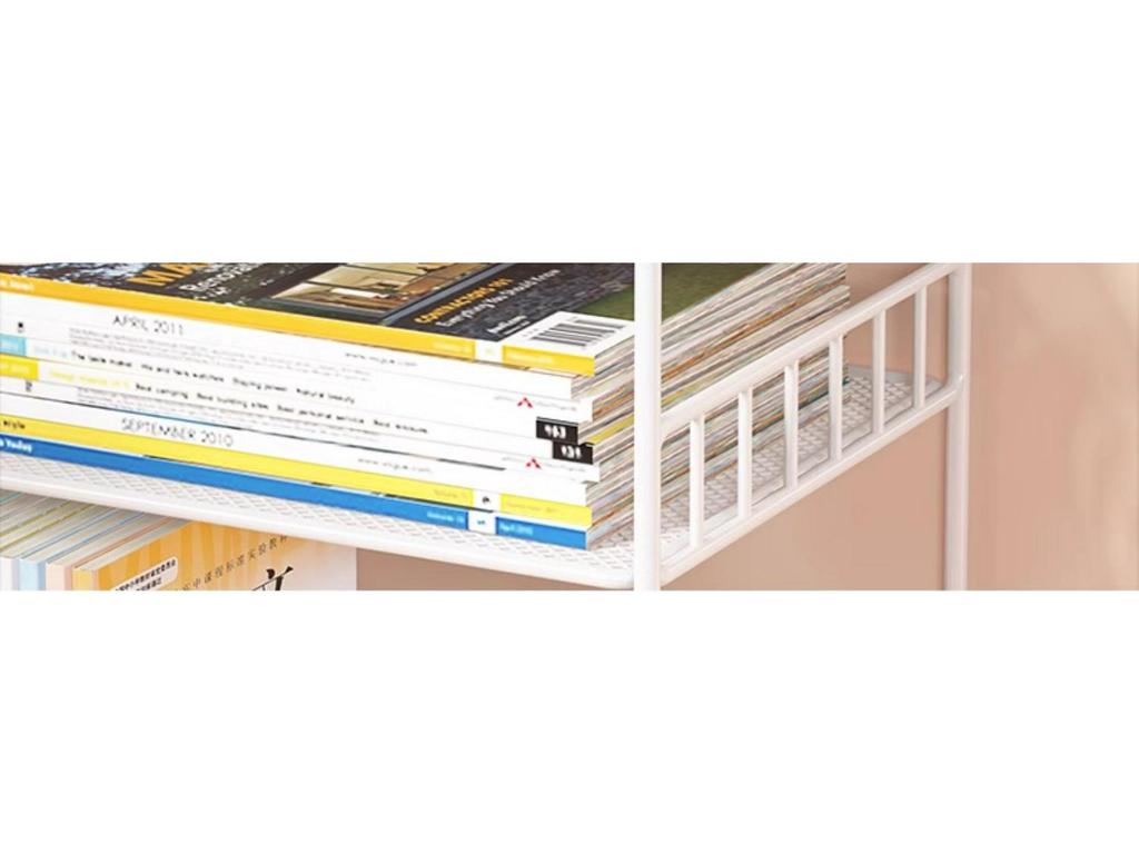 Multilayer Desktop Bookshelf and Organizer for Office, Dining, or Dorm Desk