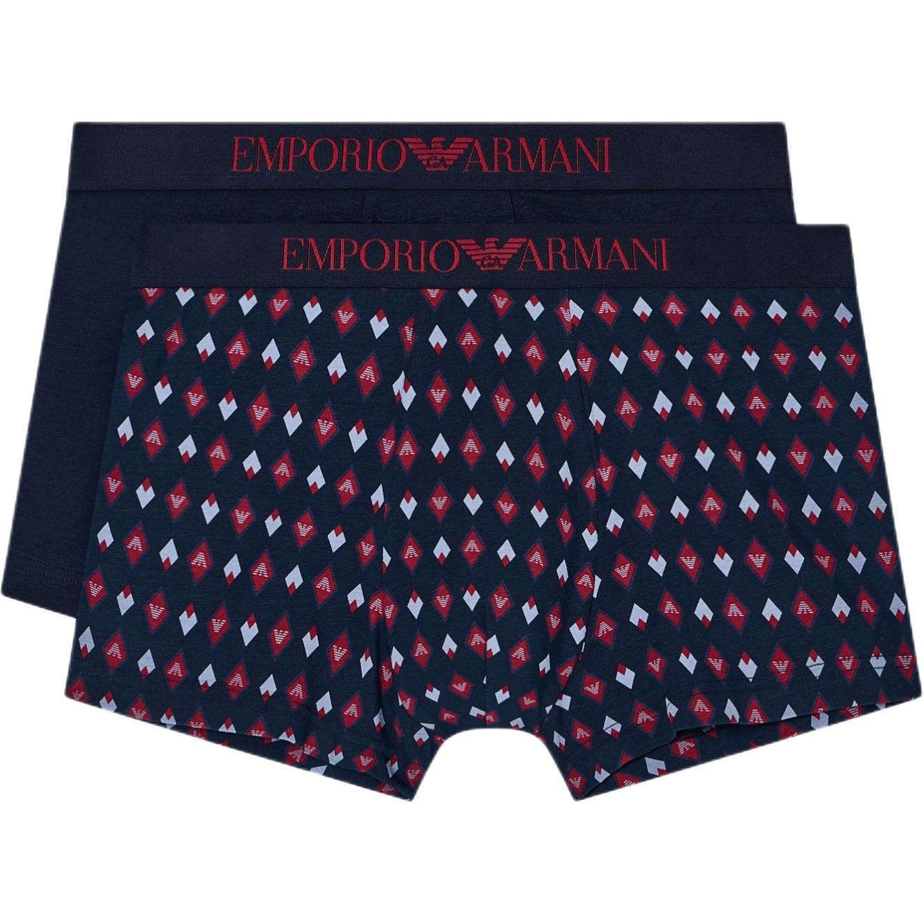 Emporio Armani SS25 Logo Mid-Rise Boxer Briefs Men underwear EM001014-AF14994-MB307 S